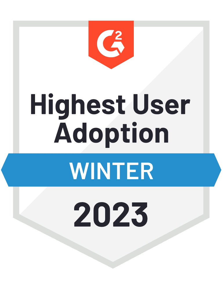 Highest User Adoption Winter 2023
