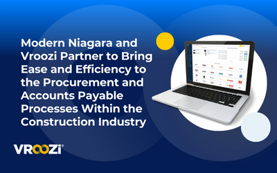 Modern Niagara and Vroozi Partner to Bring Ease and Efficiency to the Procurement and Accounts Payable Processes Within the Construction Industry