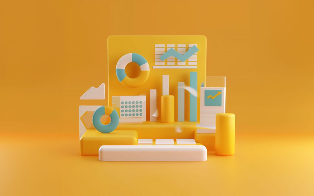 simple 3d animation with charts