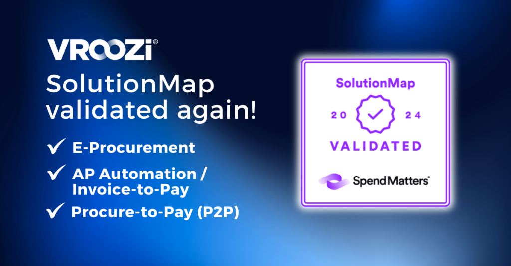  Celebrating Vroozi's Recognition in Spend Matters' Spring 2024 SolutionMap